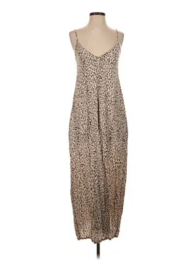Pre-owned Lulus Casual Dress In Tan