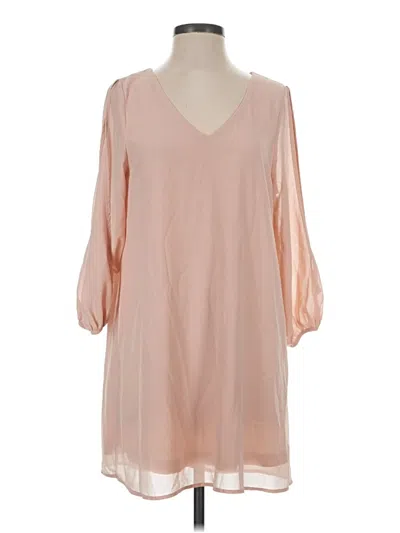 Pre-owned Lulus Casual Dress In Tan