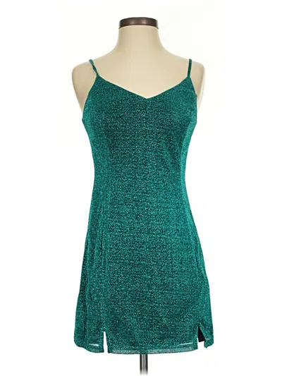 Pre-owned Lulus Casual Dress In Teal