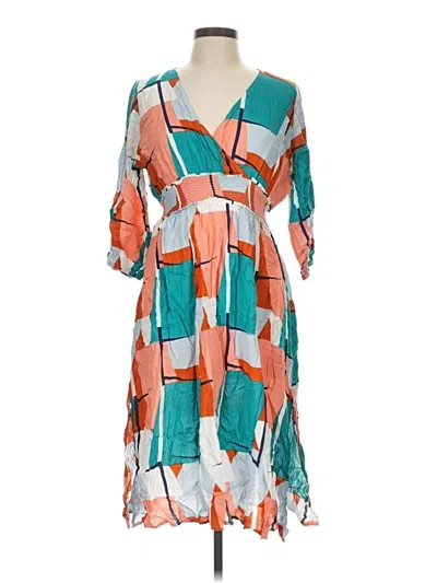 Pre-owned Lulus Casual Dress In Teal