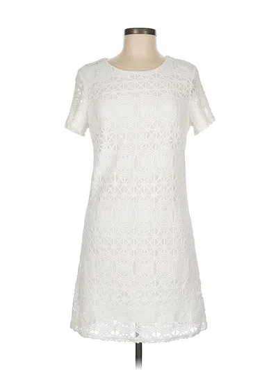 Pre-owned Lulus Casual Dress In White