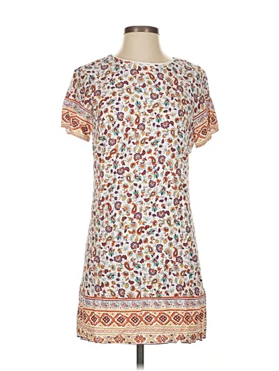 Pre-owned Lulus Casual Dress In White