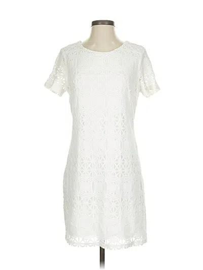 Pre-owned Lulus Casual Dress In White