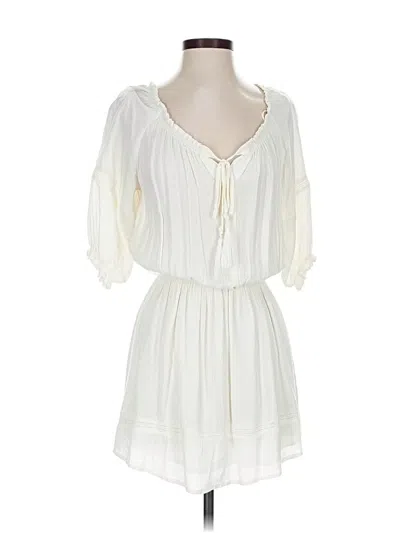 Pre-owned Lulus Casual Dress In White
