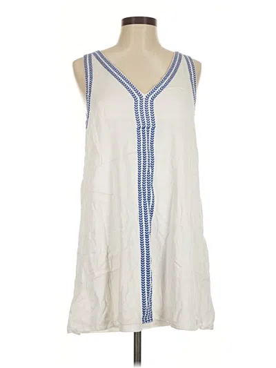 Pre-owned Lulus Casual Dress In White