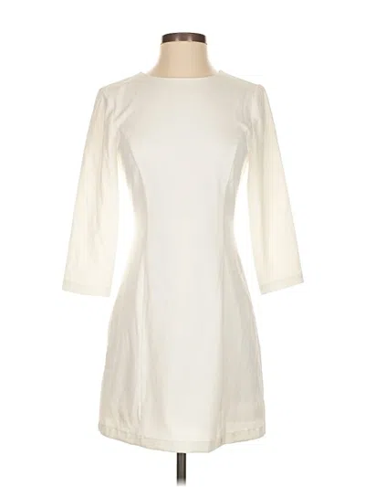 Pre-owned Lulus Casual Dress In White