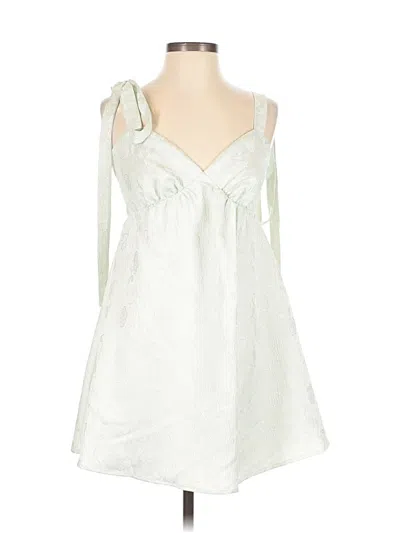 Pre-owned Lulus Casual Dress In White