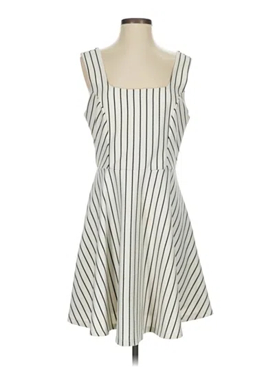 Pre-owned Lulus Casual Dress In White