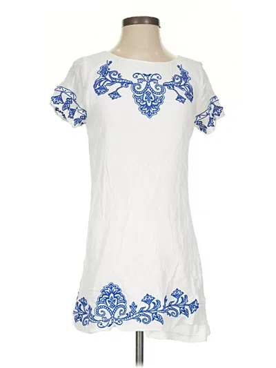 Pre-owned Lulus Casual Dress In White