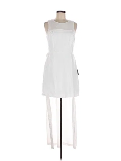 Pre-owned Lulus Casual Dress In White