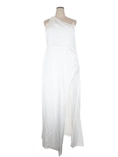 Pre-owned Lulus Casual Dress In White