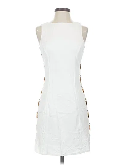 Pre-owned Lulus Casual Dress In White