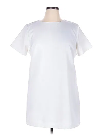 Pre-owned Lulus Casual Dress In White