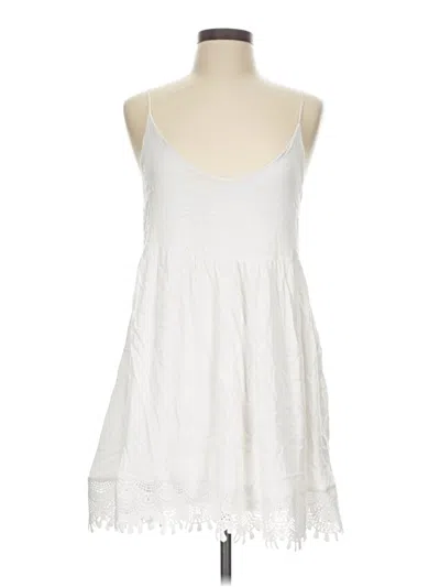 Pre-owned Lulus Casual Dress In White