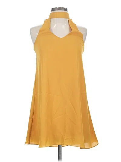 Pre-owned Lulus Casual Dress In Yellow
