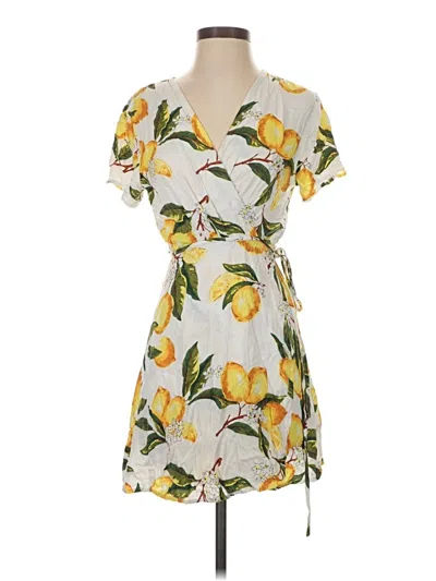 Pre-owned Lulus Casual Dress In Yellow