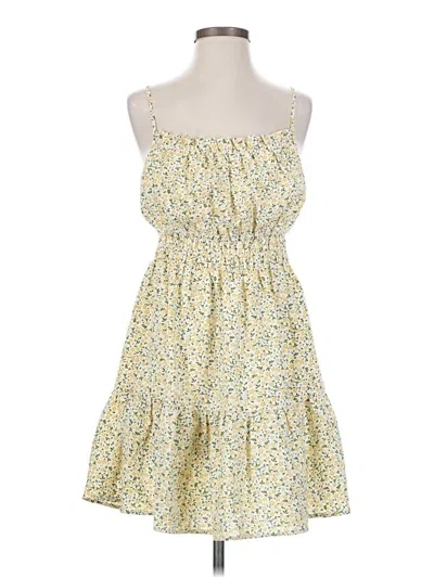 Pre-owned Lulus Casual Dress In Yellow