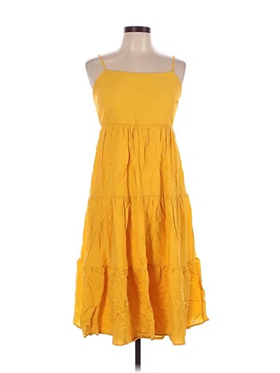 Pre-owned Lulus Casual Dress In Yellow