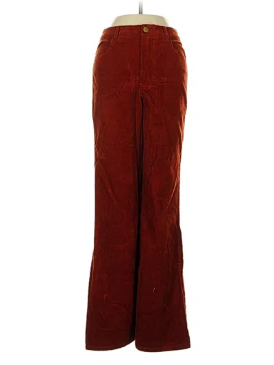 Pre-owned Lulus Casual Pants In Burgundy