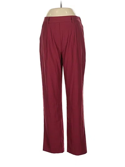 Pre-owned Lulus Casual Pants In Burgundy