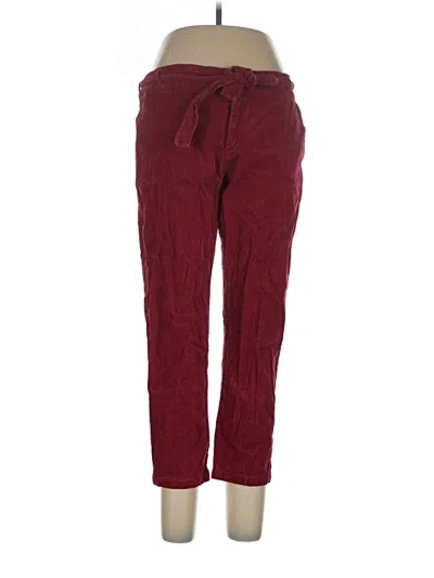 Pre-owned Lulus Casual Pants In Burgundy