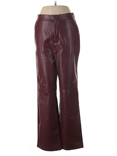 Pre-owned Lulus Casual Pants In Burgundy