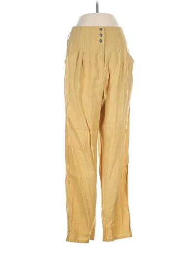 Pre-owned Lulus Casual Pants In Gold