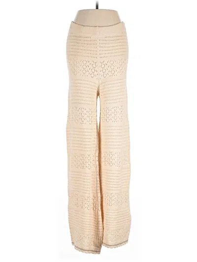 Pre-owned Lulus Casual Pants In Gold