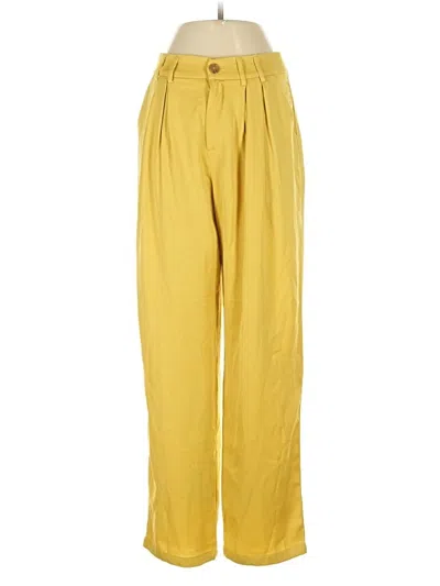 Pre-owned Lulus Casual Pants In Yellow