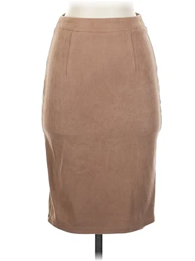 Pre-owned Lulus Casual Skirt In Brown