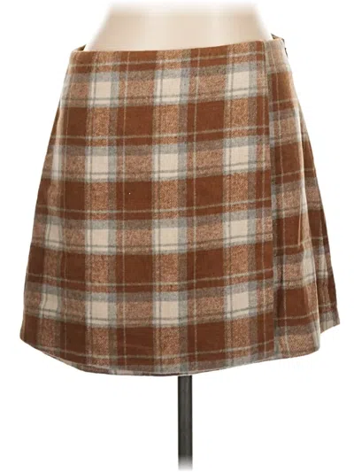 Lulus Casual Skirt In Brown
