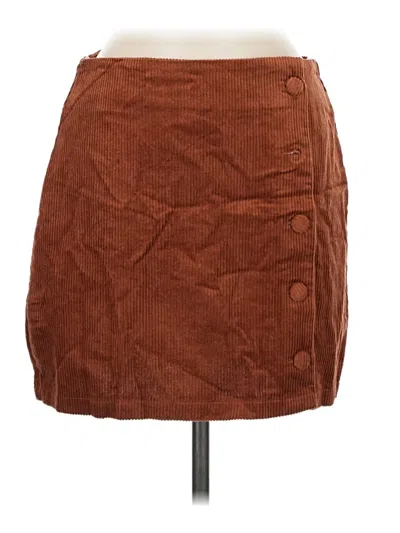Pre-owned Lulus Casual Skirt In Brown