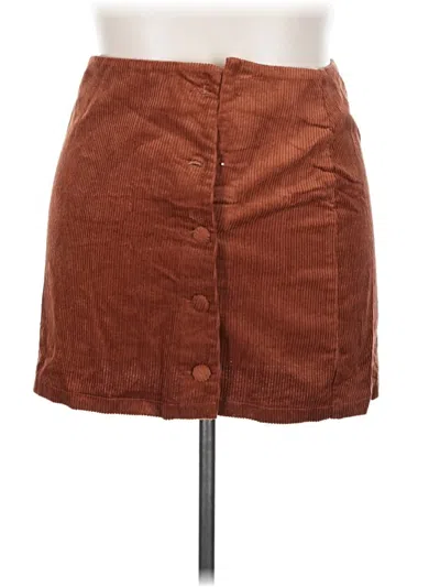 Pre-owned Lulus Casual Skirt In Brown