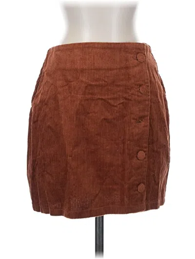 Pre-owned Lulus Casual Skirt In Brown