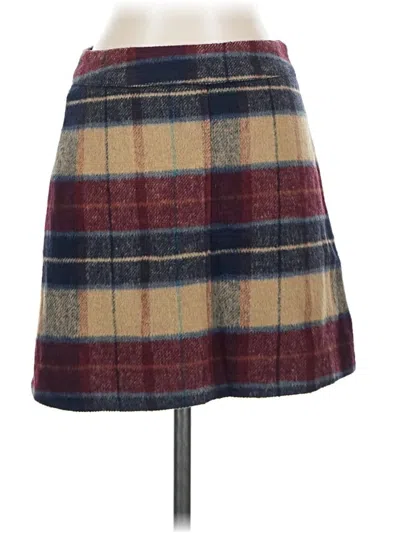Pre-owned Lulus Casual Skirt In Burgundy