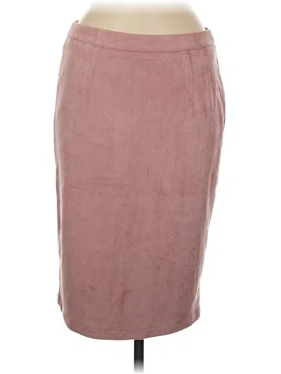 Pre-owned Lulus Casual Skirt In Burgundy