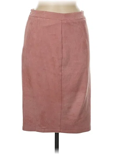Pre-owned Lulus Casual Skirt In Burgundy