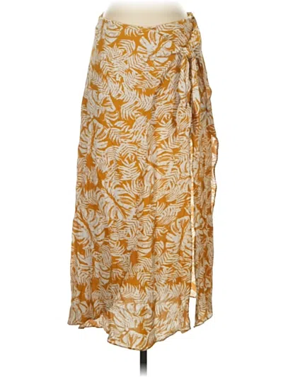 Pre-owned Lulus Casual Skirt In Gold