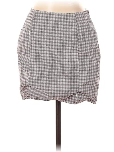 Pre-owned Lulus Casual Skirt In Gray