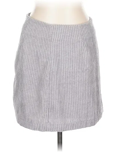 Pre-owned Lulus Casual Skirt In Gray