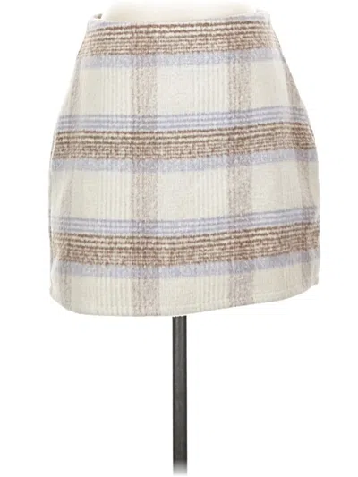 Pre-owned Lulus Casual Skirt In Ivory