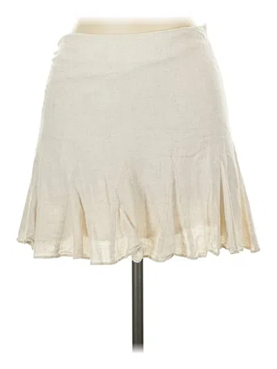 Pre-owned Lulus Casual Skirt In Ivory