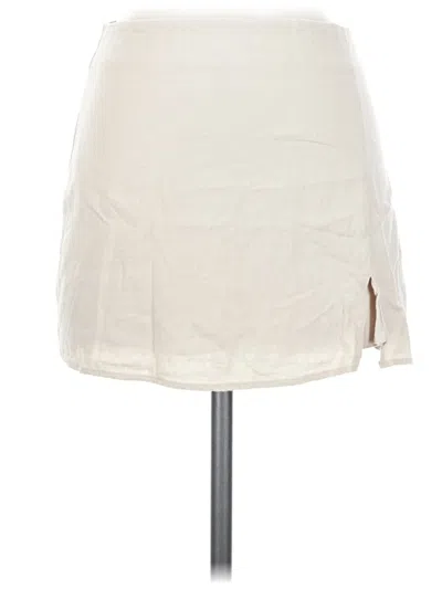 Pre-owned Lulus Casual Skirt In Ivory