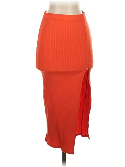 Pre-owned Lulus Casual Skirt In Orange