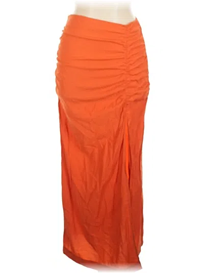 Pre-owned Lulus Casual Skirt In Orange
