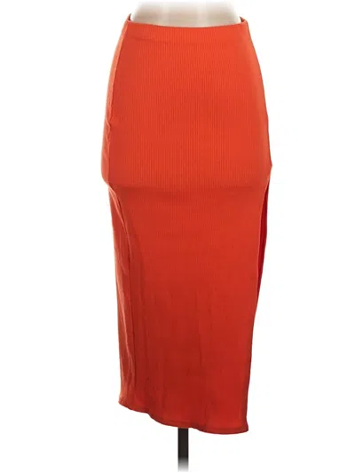 Pre-owned Lulus Casual Skirt In Orange