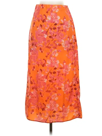 Pre-owned Lulus Casual Skirt In Orange