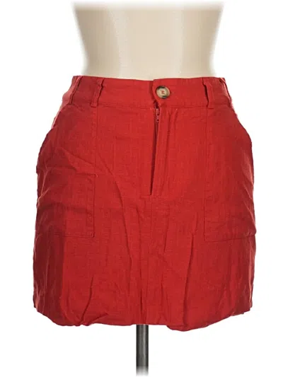 Pre-owned Lulus Casual Skirt In Red