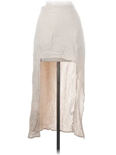 Pre-owned Lulus Casual Skirt In Silver