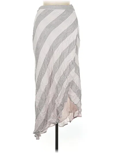 Pre-owned Lulus Casual Skirt In Silver